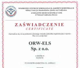 Natowski Kod Podmiotu Gospodarki Narodowej dla ORW-ELS