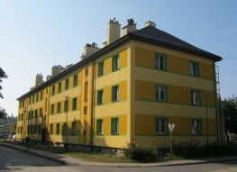 Tenants' association building in Nowa Sarzyna